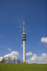 Obraz premium Sendemast am Hohenpeissenberg