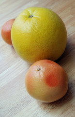 Pummelo  and graperfruits