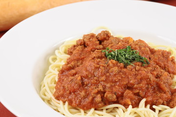 pasta with beef sauce