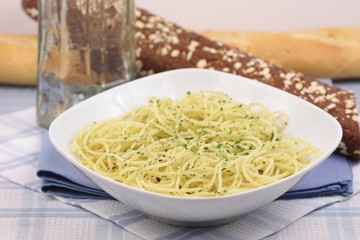 fresh  italian herbs pasta