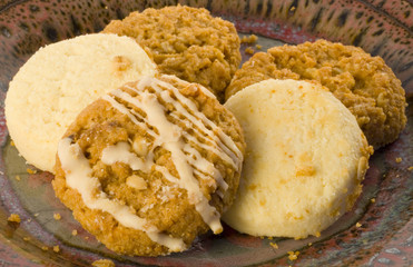 Biscuits on a plate