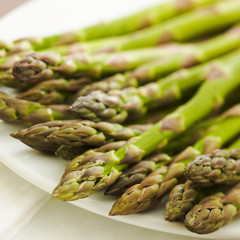 Pile of asparagus