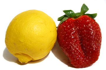 Strawberry and lemon