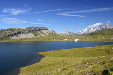 Swiss alpine lake