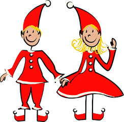 lutins du père noël © Pétrouche