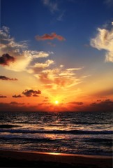 tropical sunrise