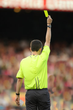 Arbitro Tarjeta Amarilla
