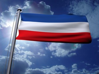 Serbia and Montenegro Flag