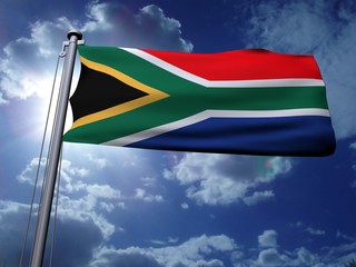 republic of South Africa Flag