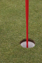 golf play  on a sunny day