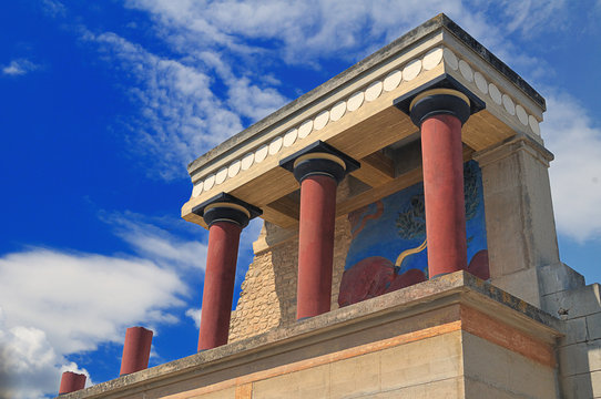 Minoan palace - Knossos - Crete &ndash; Greece