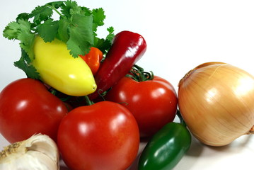 Hot Salsa Ingediants