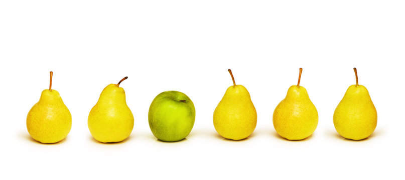 Stand Out From Crowd With Apple And Pears