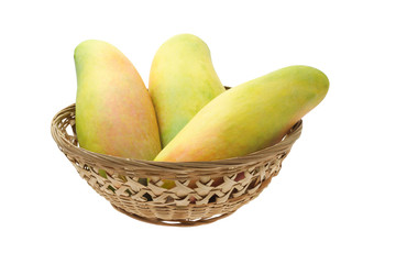Mangoes in basket