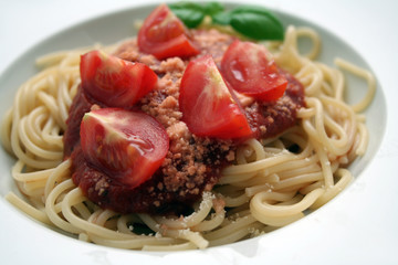 Nudeln mit Tomatensosse