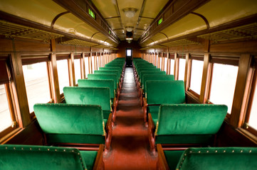 Antique Train Cabin
