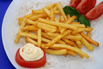 Eine Portion Pommes
