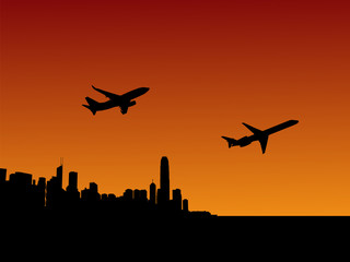 planes departing Hong Kong