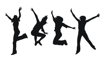 Jumping girl
