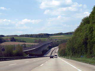 Auf der Autobahn