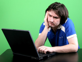 man and laptop