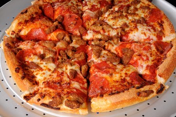 Sausage And Pepperoni Pizza