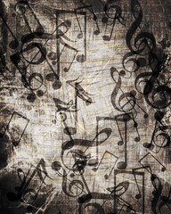Old music sheet