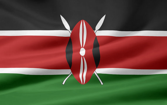 Kenianische Flagge
