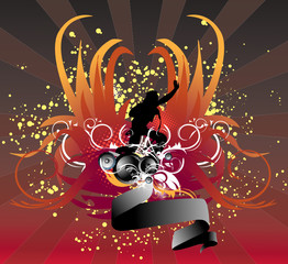 Fototapeta premium disco illustration