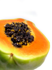 Papaya sliced