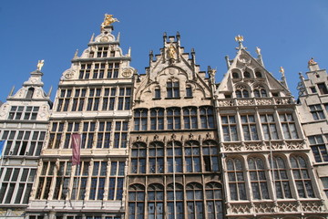 Fototapeta na wymiar Antwerp skyline