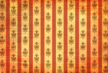 Vintage wallpaper with scratches