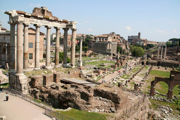 Forum Romanum in Rome Italy