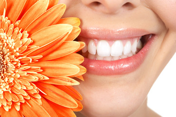 Obrazy na Plexi  Zęby kobiety
