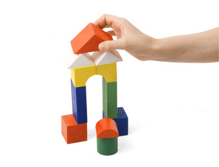 wooden toys for the building