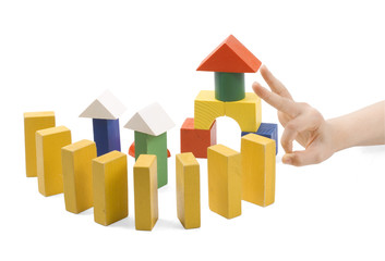 wooden toys for the building
