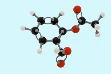 Aspirin molecular structure