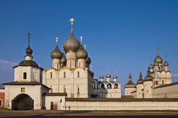 Fototapeta na wymiar Kreml Rostov miasta.