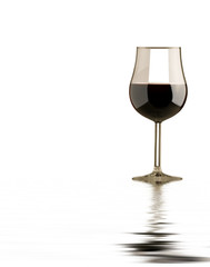 Bicchiere di vino Rosso riflessio