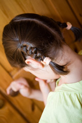 Fototapeta premium Fillette boudeuse