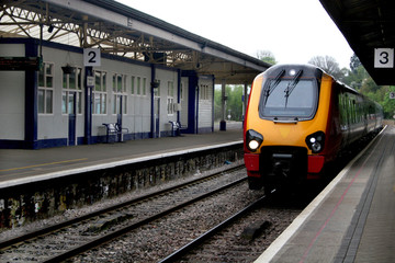train entering ststion