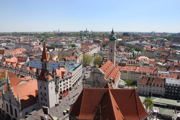 München - Panorama vom Alten Peter