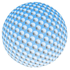 Blue spotted ball