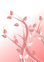 ornement rose floral 