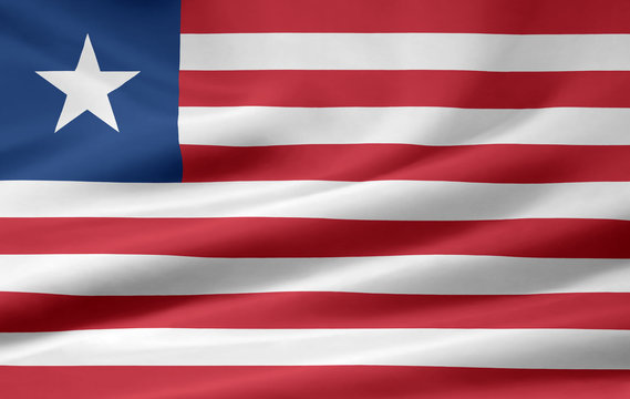 Liberianische Flagge