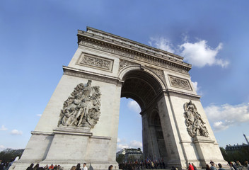 Obraz premium La grandeur de L'Arc de Triomphe