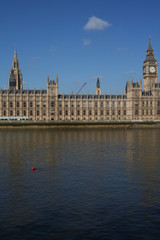 Fototapeta na wymiar Big Ben and houses of Parliament, London