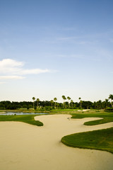 Fototapeta premium Golf Course Sand Trap