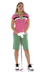 female golfer