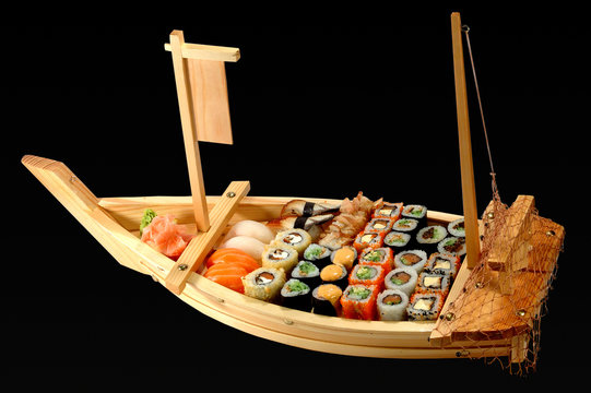 Sushy Allsorts On Sailing vesse